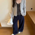 코듀로이 벨트 캐주얼 팬츠