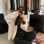 루즈핏 니트 가디건