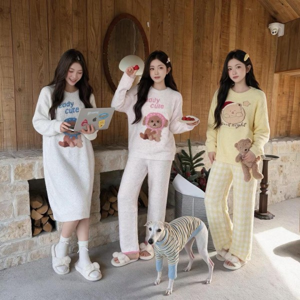 광저우 겨울 잠옷 신상