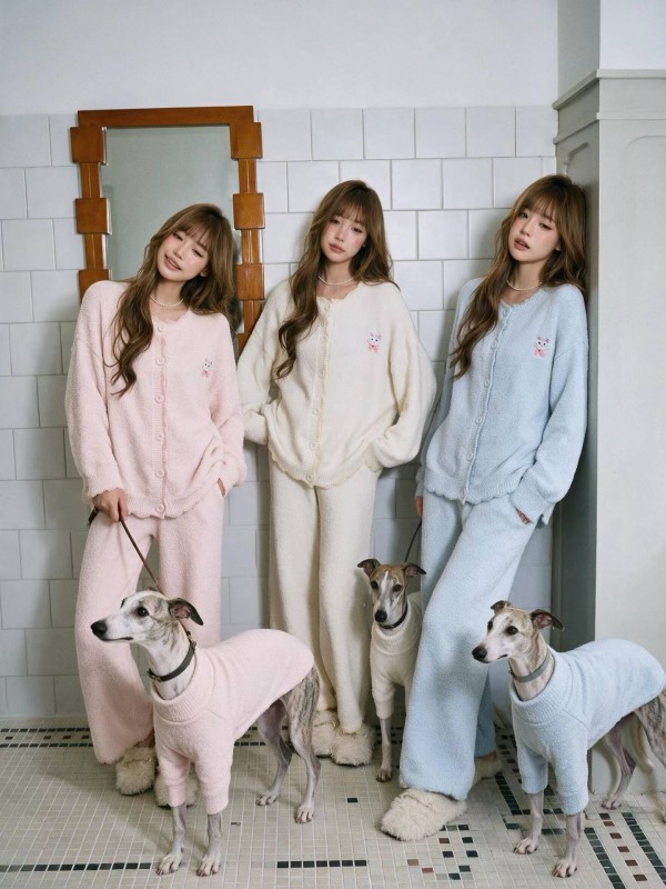 광저우 겨울 잠옷 신상
