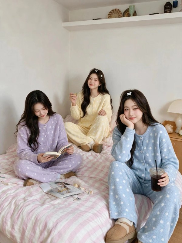 광저우 겨울 잠옷 신상
