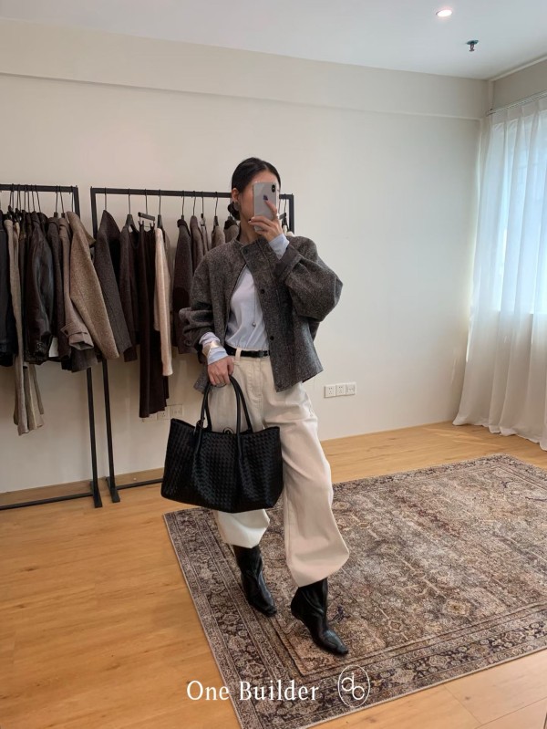 100% 울 단척 아우터
