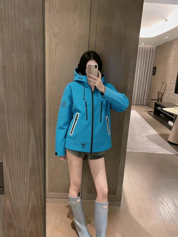 조류 브랜드 스타일 방풍 자켓,
